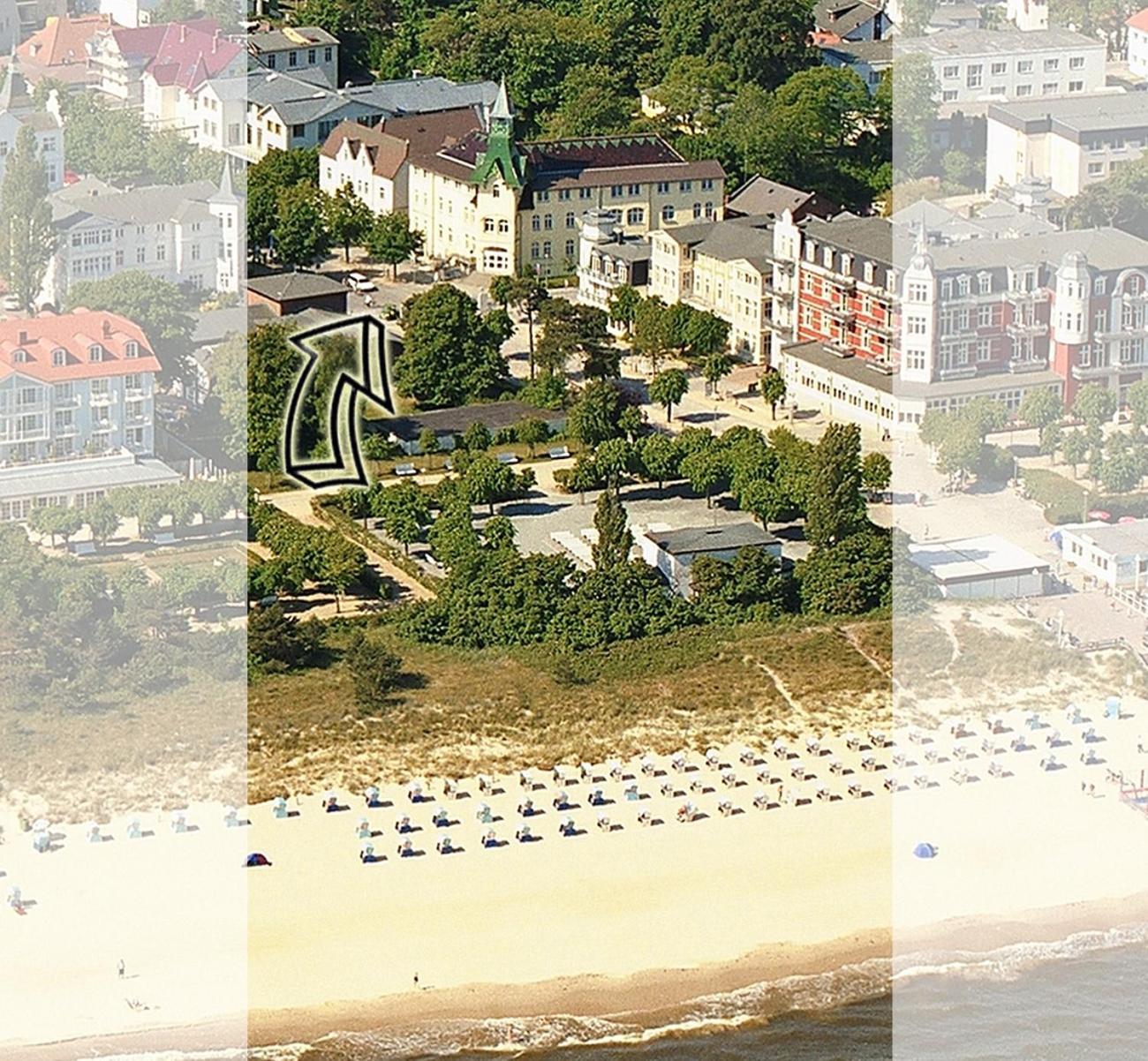 Hotel Duenenschloss Mit Private Spa Zinnowitz Bagian luar foto