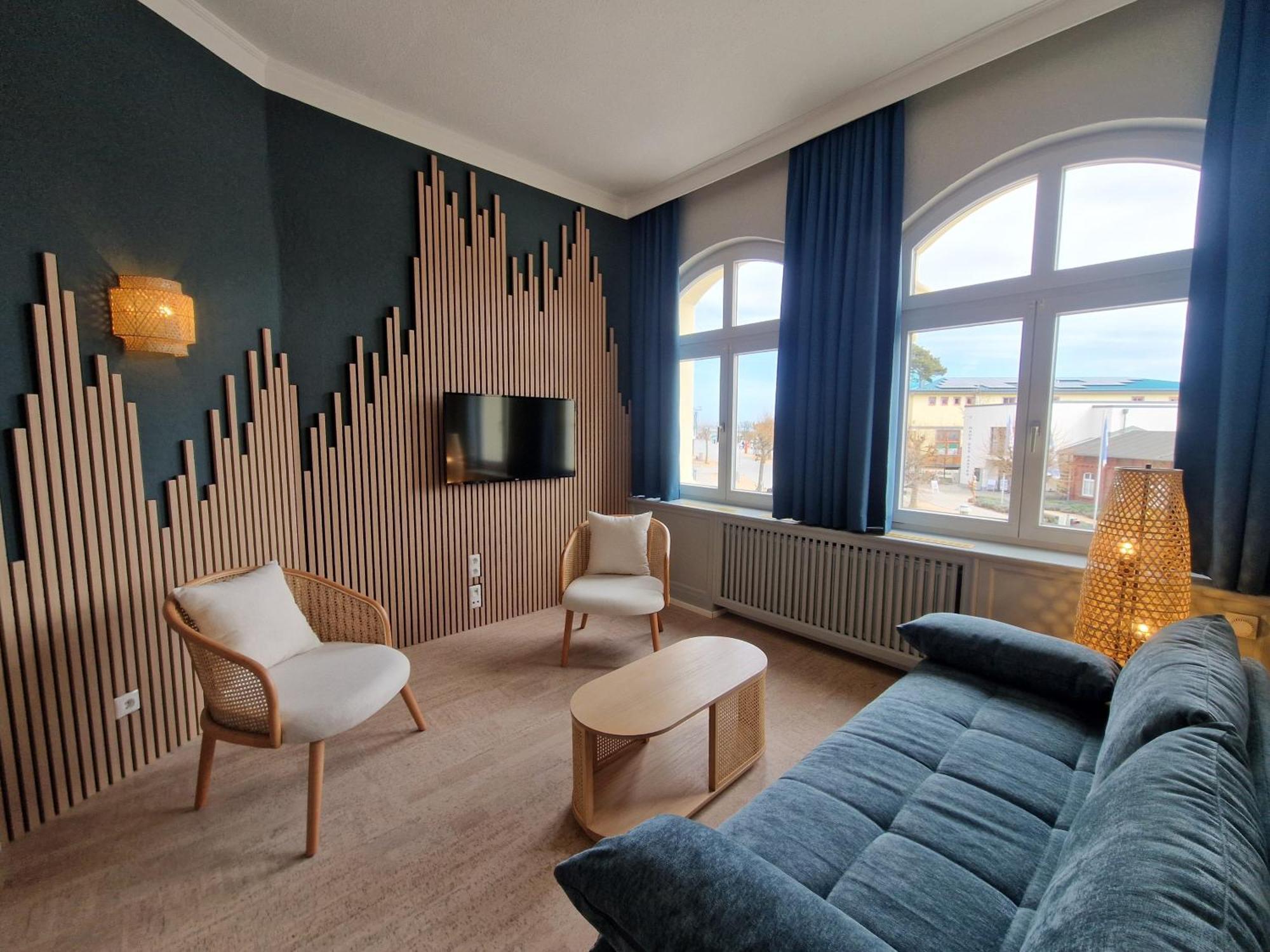 Hotel Duenenschloss Mit Private Spa Zinnowitz Bagian luar foto